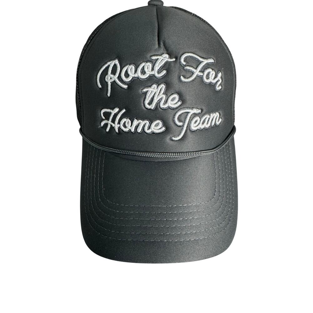 Anthropologie Ballgame Gray Trucker Hat